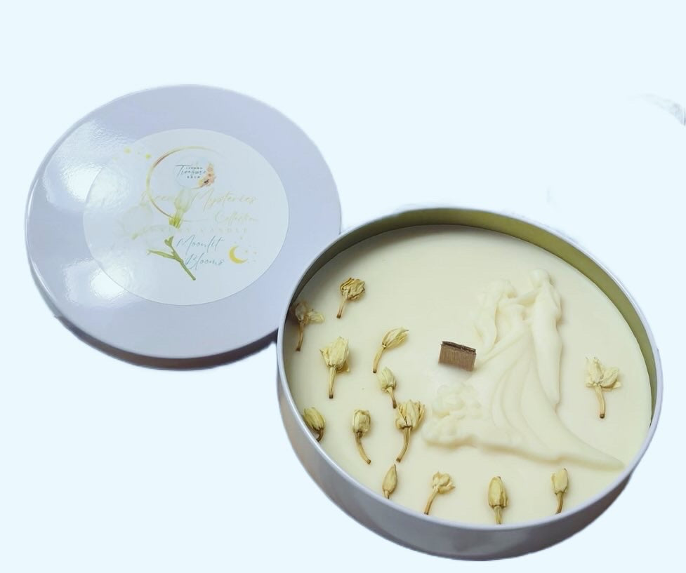 Midnight Blooms Luxury Wedding Candle