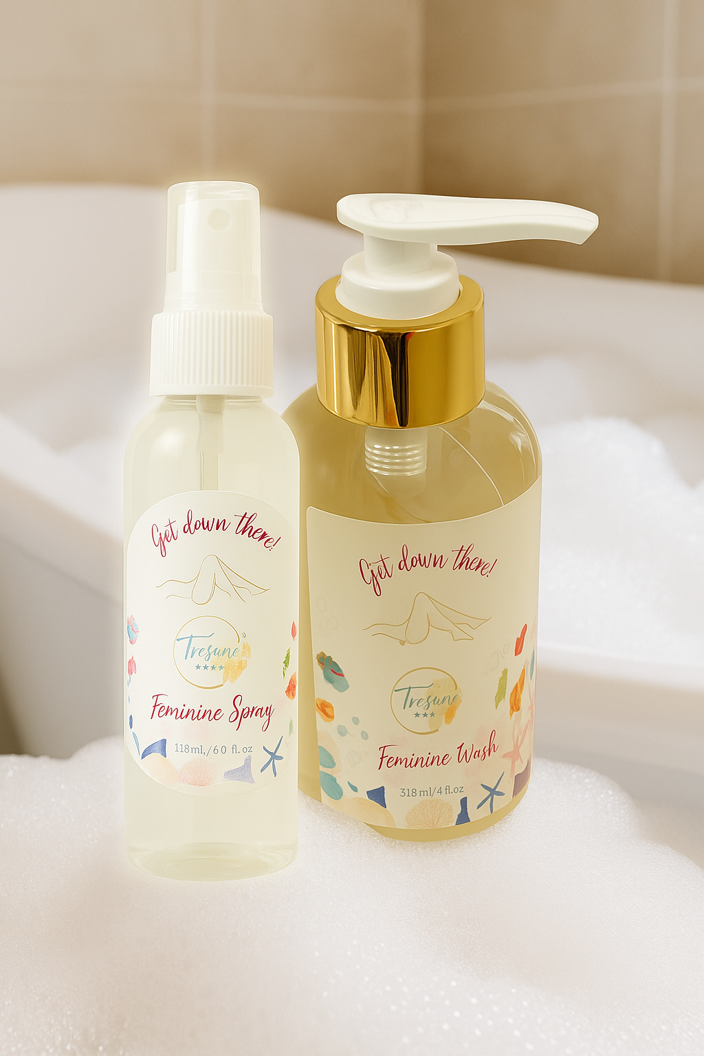 Get Down There Feminine Wash & Spray Bundle