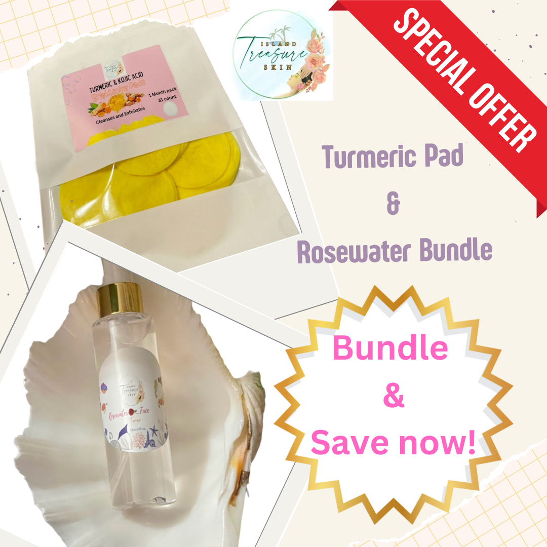 Turmeric Pad & Rosewater Bundle