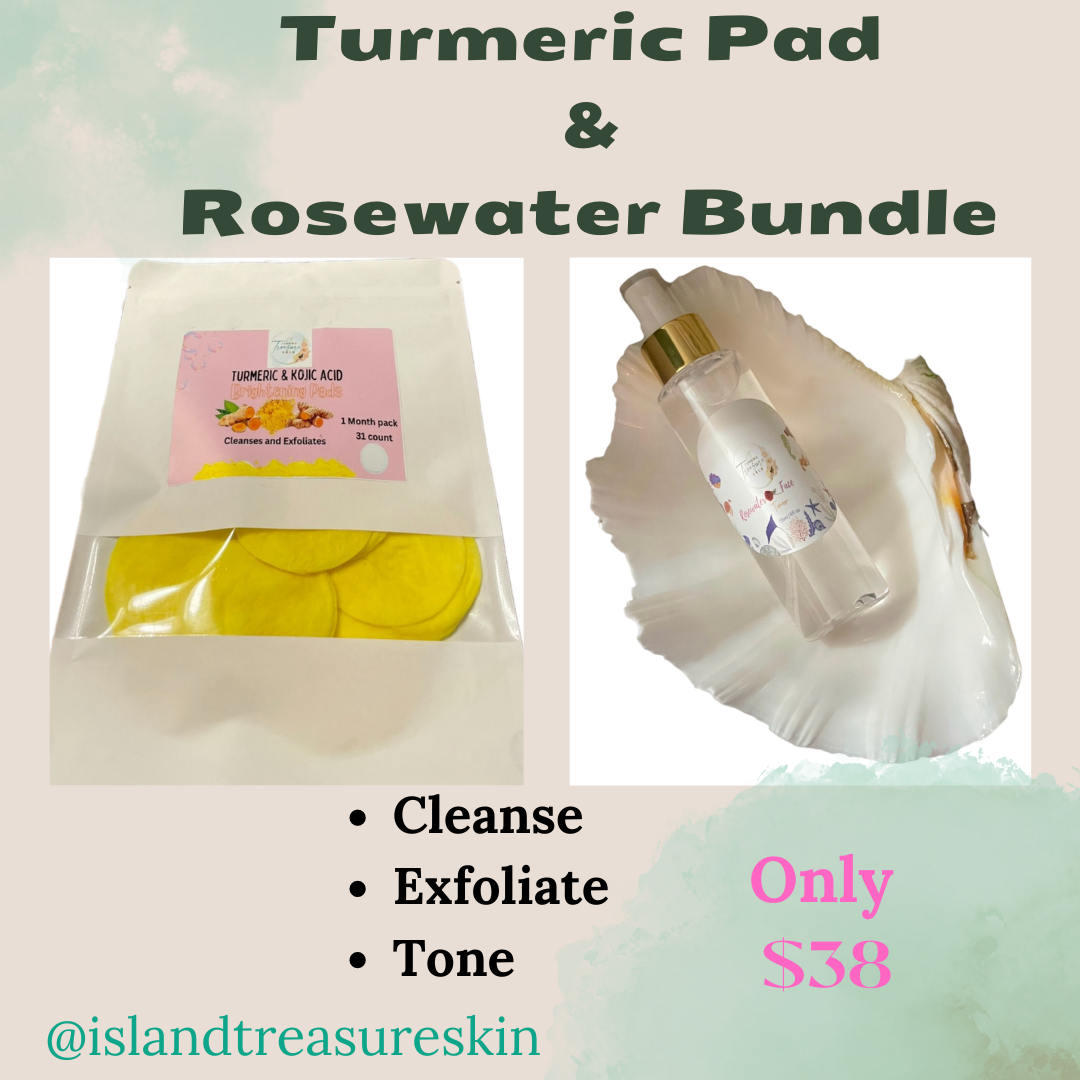 Turmeric Pad & Rosewater Bundle