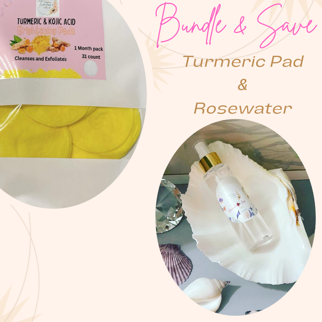 Turmeric Pad & Rosewater Bundle