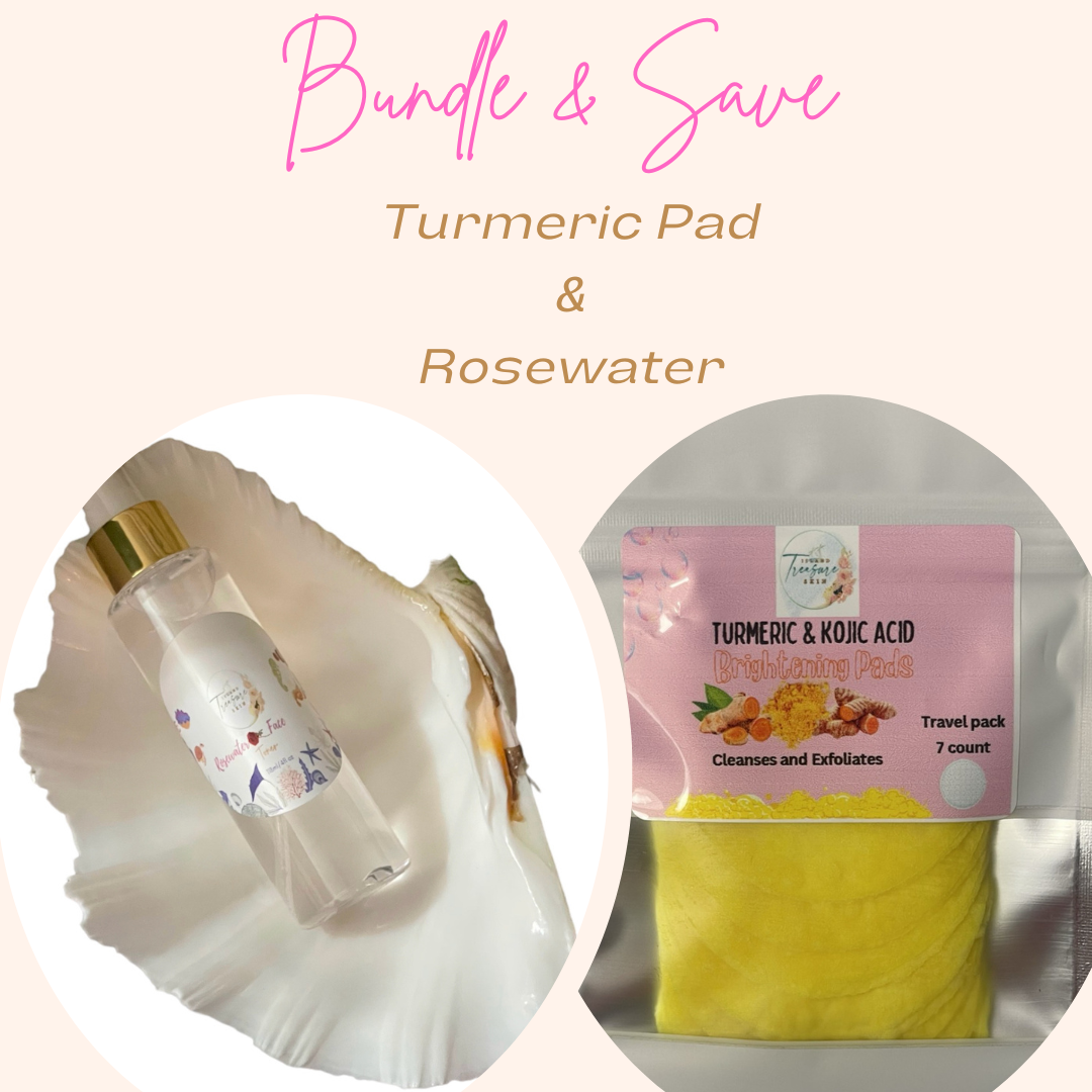Turmeric Pad & Rosewater Bundle