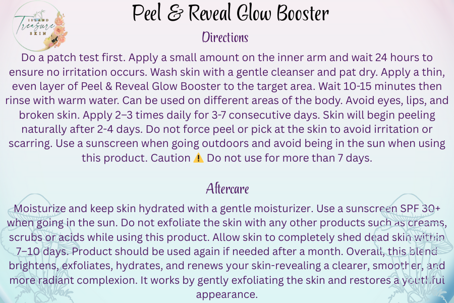Peel & Reveal Glow Booster