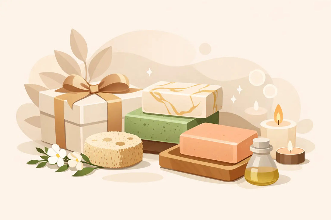 Luxury Bar Soap Gift Set for Glowing Skin