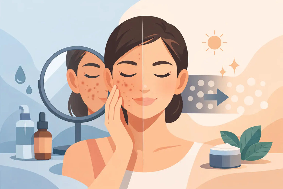 How to Fade Post Acne Marks Without Overdoing It
