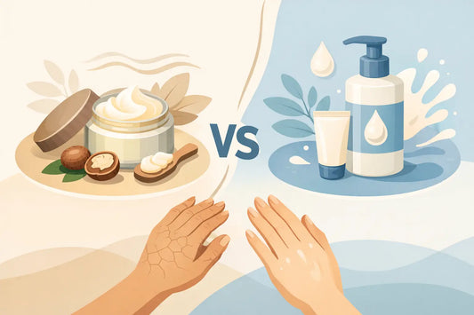 Body Butter vs Body Lotion for Dry Skin
