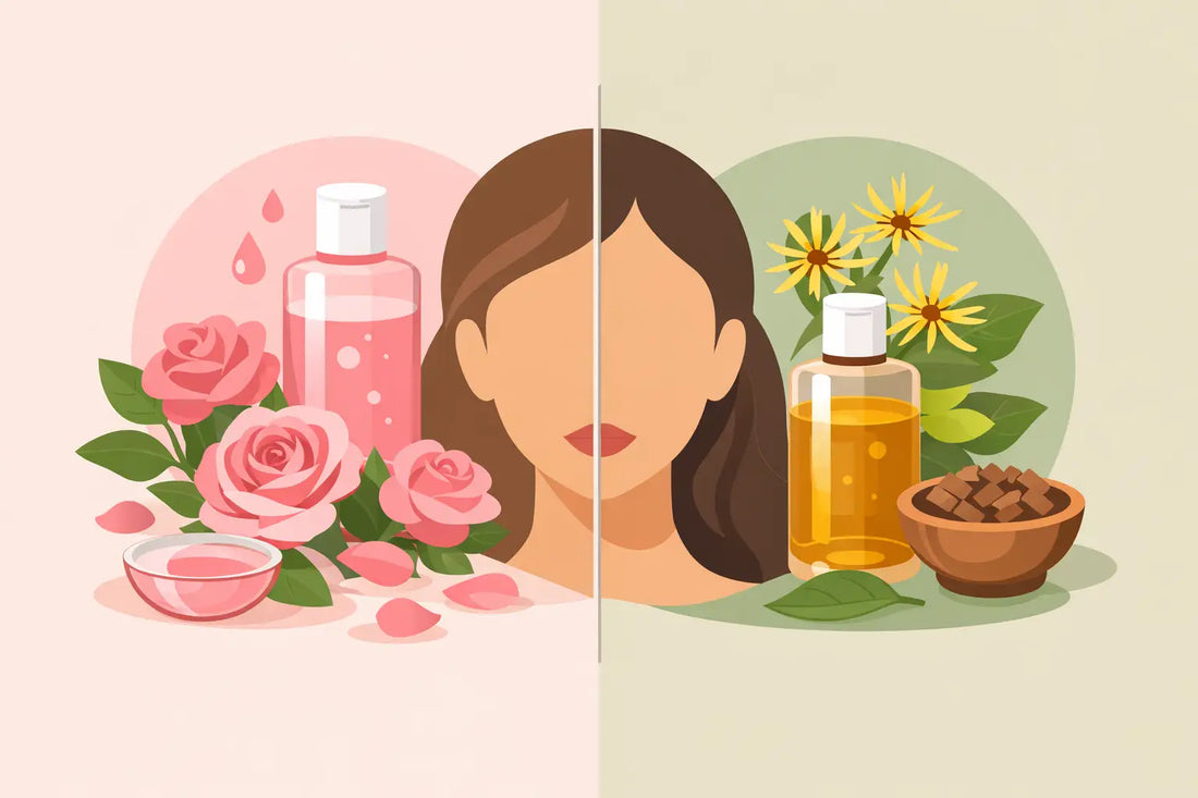 Rosewater Toner vs Witch Hazel for Your Skin