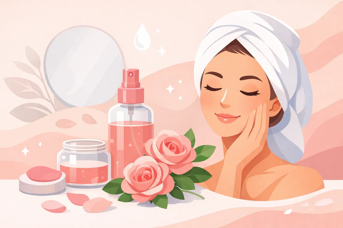 How to Use Rosewater Toner for Glowing Skin