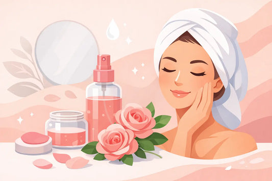 How to Use Rosewater Toner for Glowing Skin