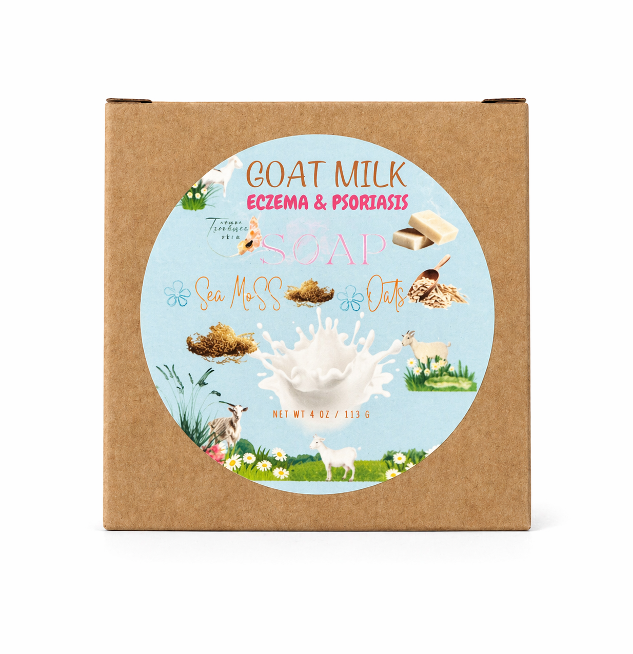 Eczema & Psoriasis Sea Moss & Oats Soap