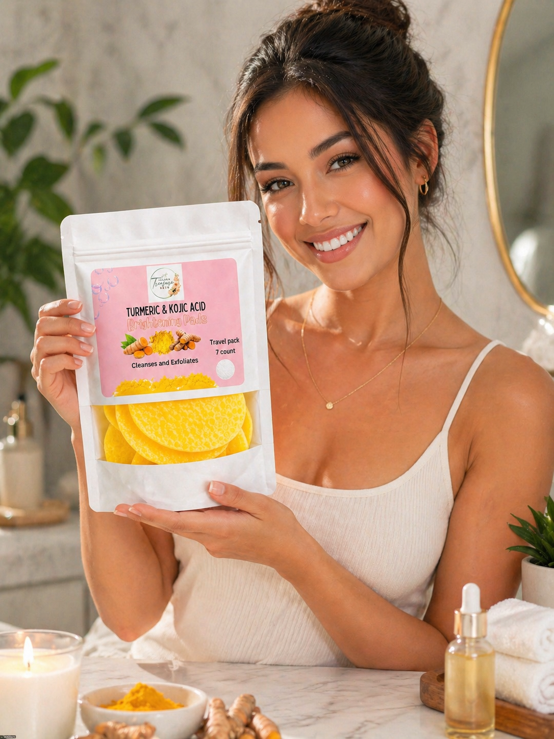 Turmeric & Kojic Acid Brightening Pads